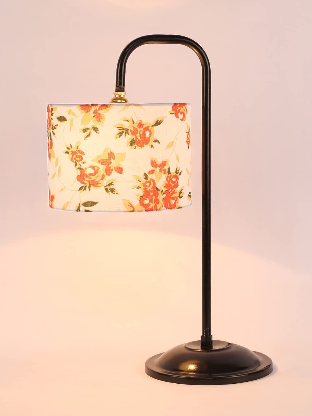 Multi Cotton Shade Iron Table Lamp (ARM10)