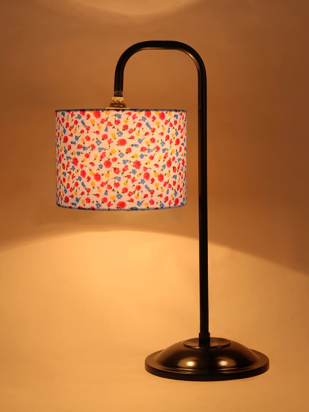 Multi Cotton Shade Iron Table Lamp (ARM12)