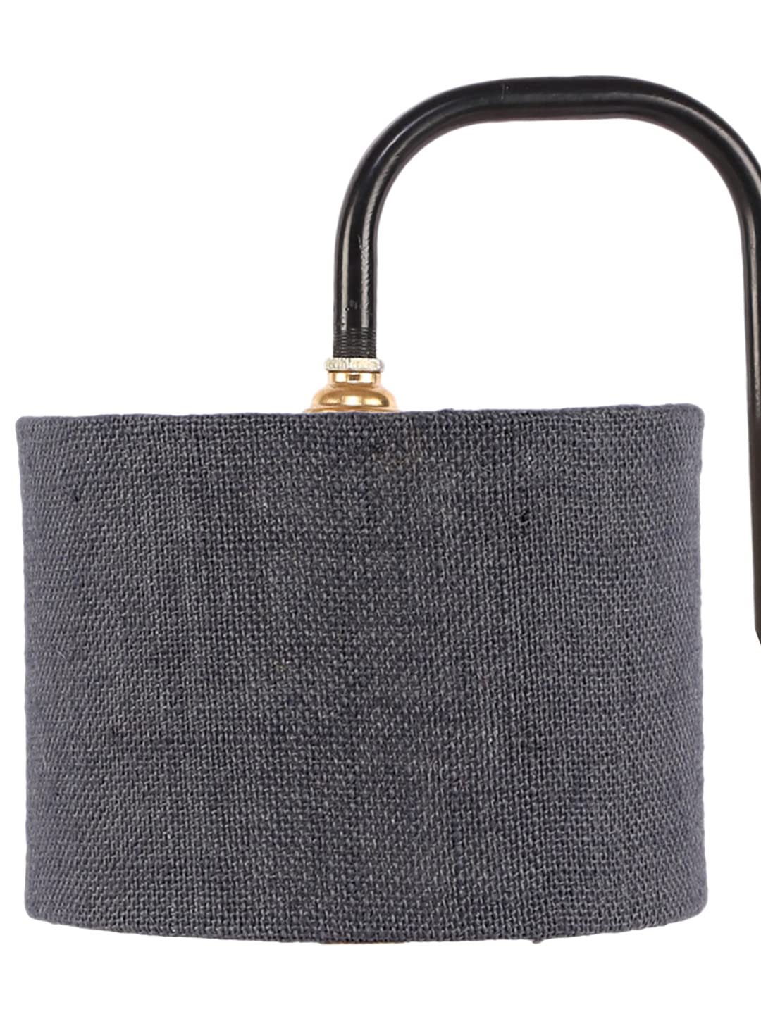 Grey Jute Shade Iron Table Lamp (ARM17)