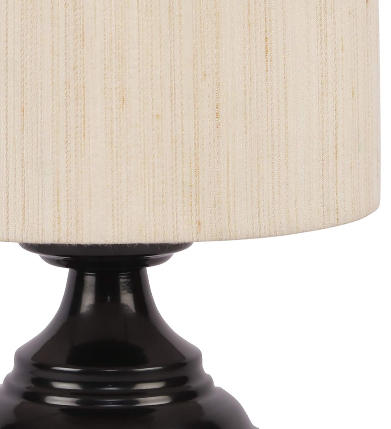 Wood Table lamp with Pink Jute Shade