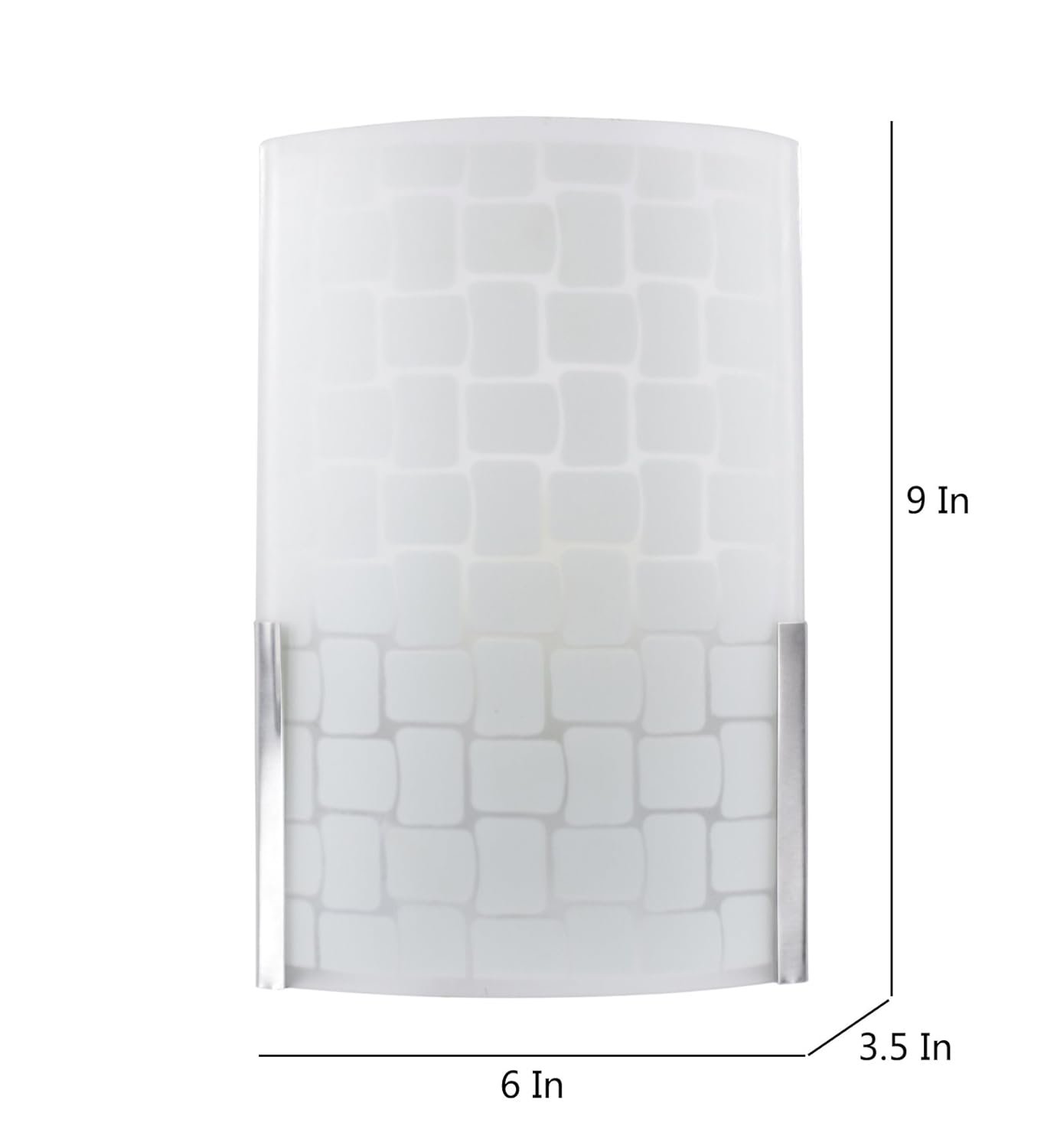 Steel & Glass Wall Mounted Lamp