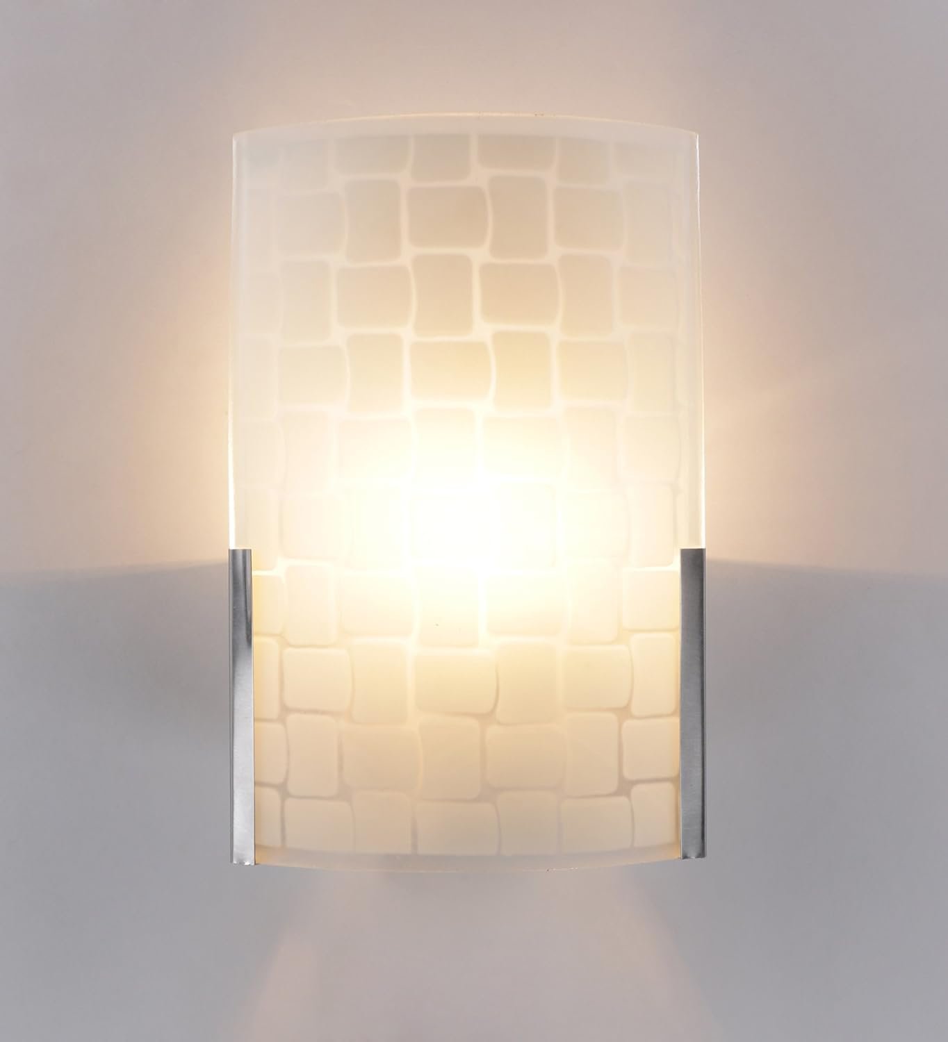 Steel & Glass Wall Mounted Lamp