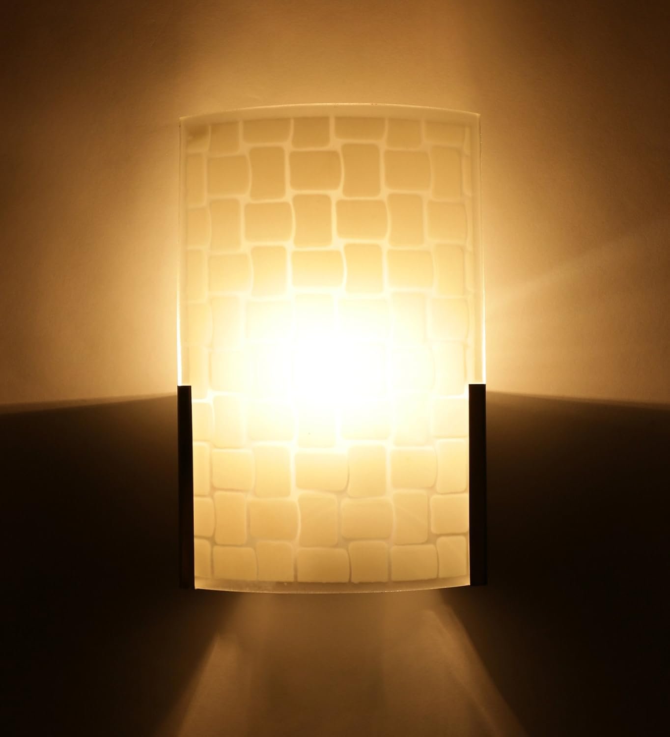 Steel & Glass Wall Mounted Lamp