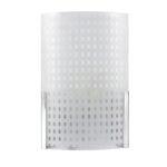 W04 Steel and Glass Wall Mounted Light (Off White)