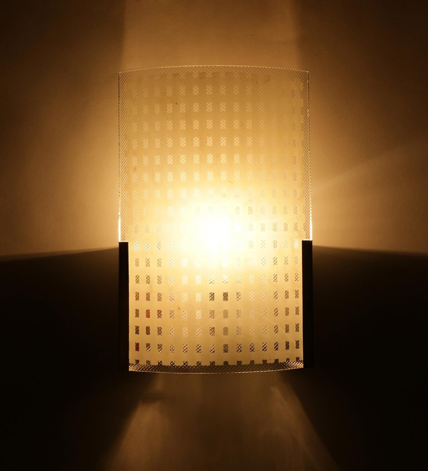 W04 Steel and Glass Wall Mounted Light (Off White)