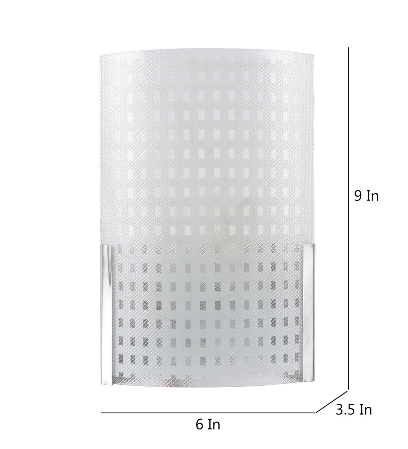 W04 Steel and Glass Wall Mounted Light (Off White)