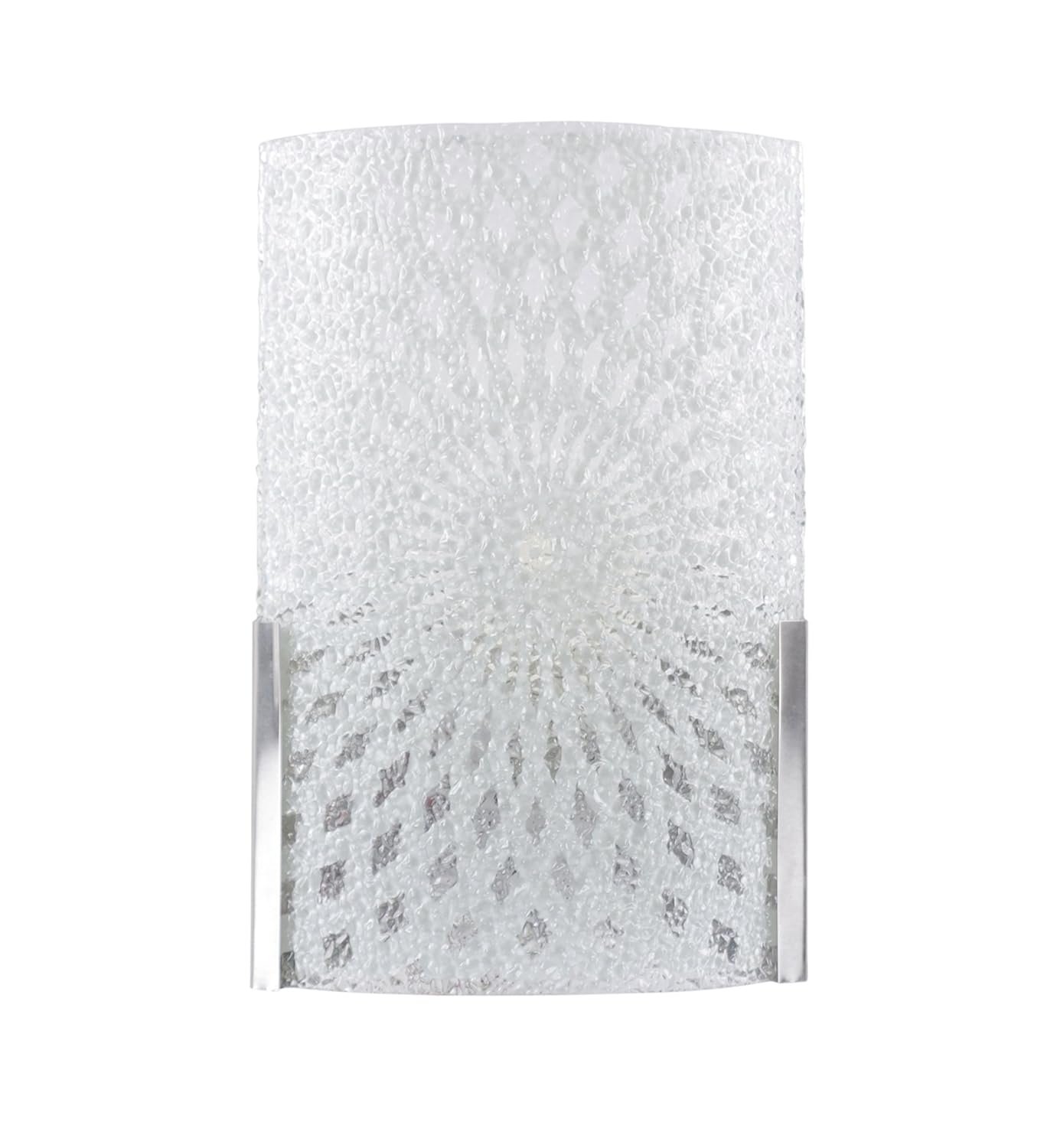 Steel and Glass Wall Mounted Light (Off White)