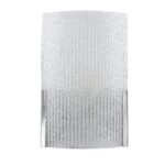 Steel and Glass Wall Mounted Light (Off White)
