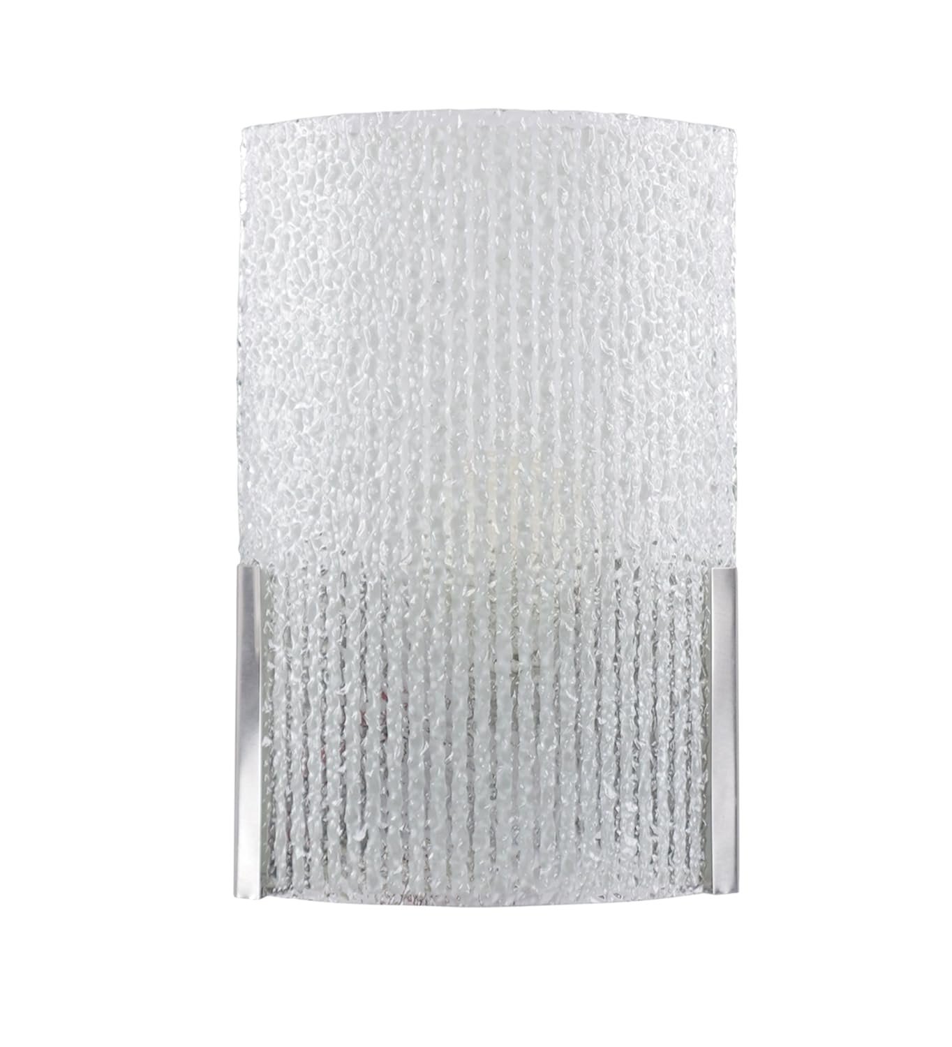 Steel and Glass Wall Mounted Light (Off White)