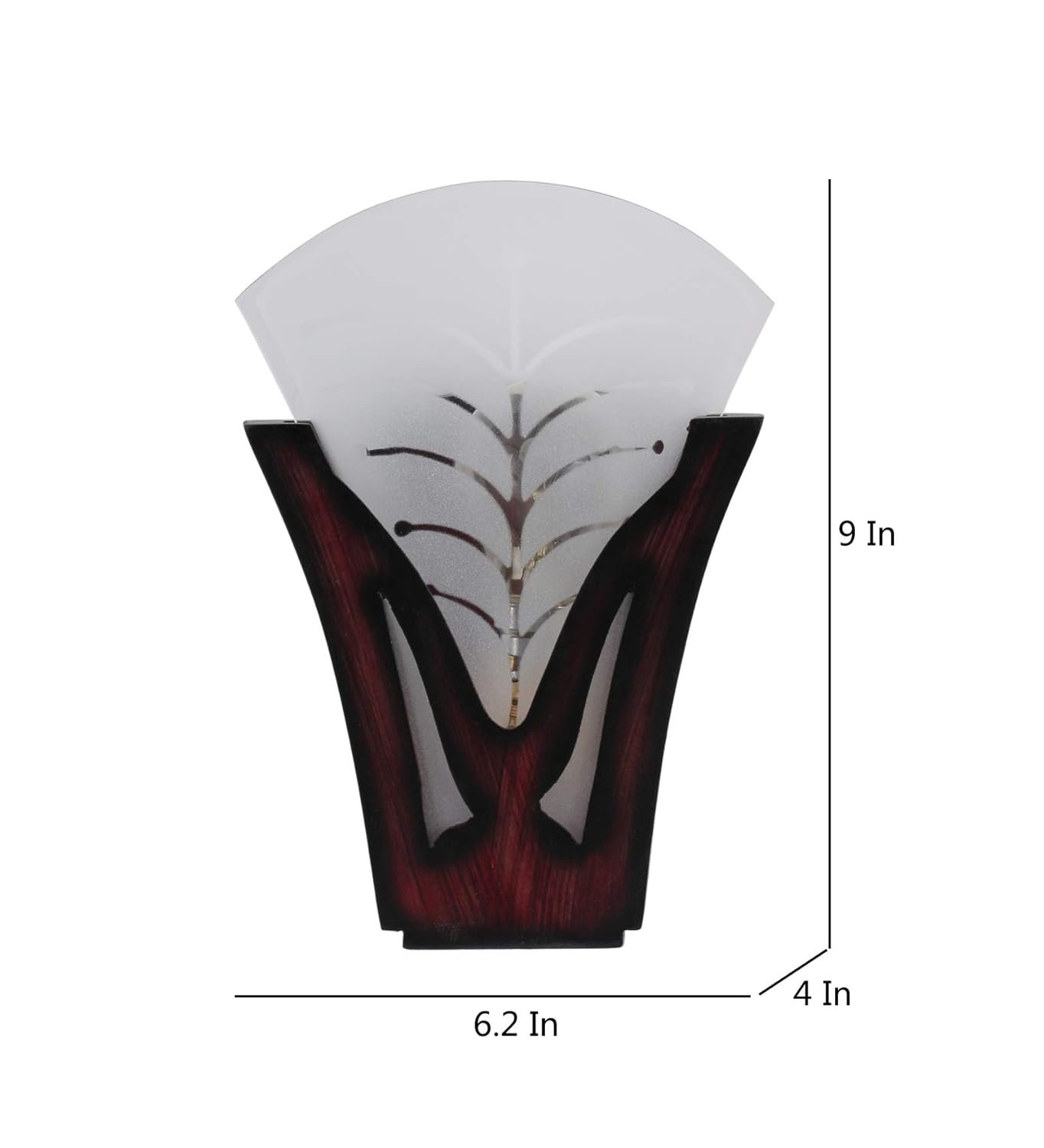 MDF & Glass Wall Mounted Light for Living Room/Drawing Room/Office/Bedroom/Decoration/Lobby/Dining Room/Passage/Hall Way/Gift