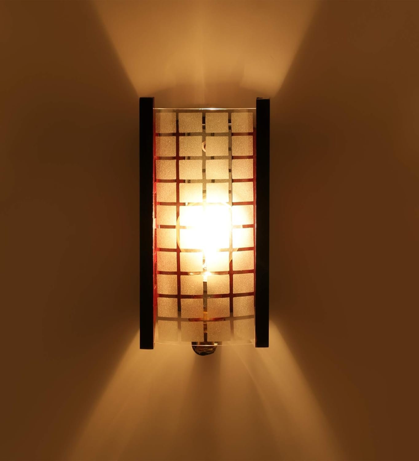 MDF & Glass Wall Mounted Light for Living Room/Drawing Room/Office/Bedroom/Decoration/Lobby/Dining Room/Passage/Hall Way/Gift