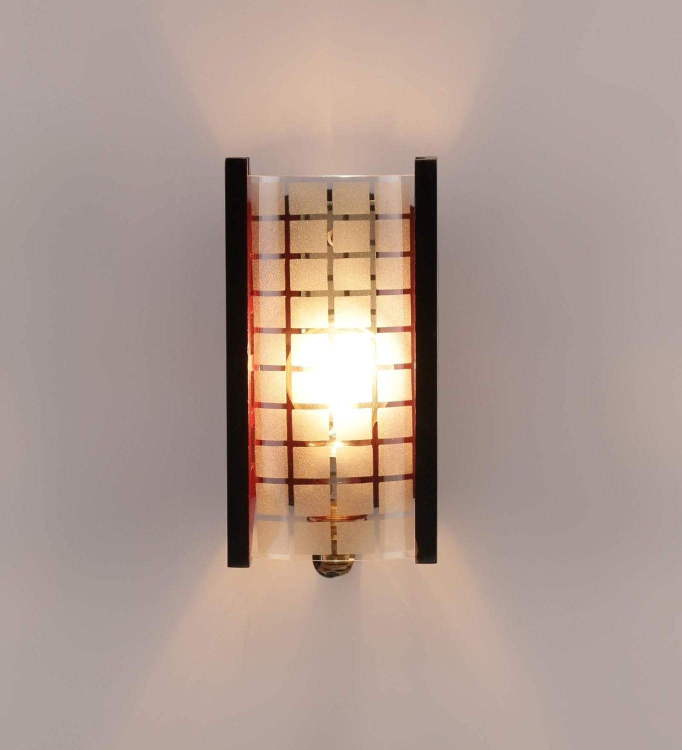 MDF & Glass Wall Mounted Light for Living Room/Drawing Room/Office/Bedroom/Decoration/Lobby/Dining Room/Passage/Hall Way/Gift