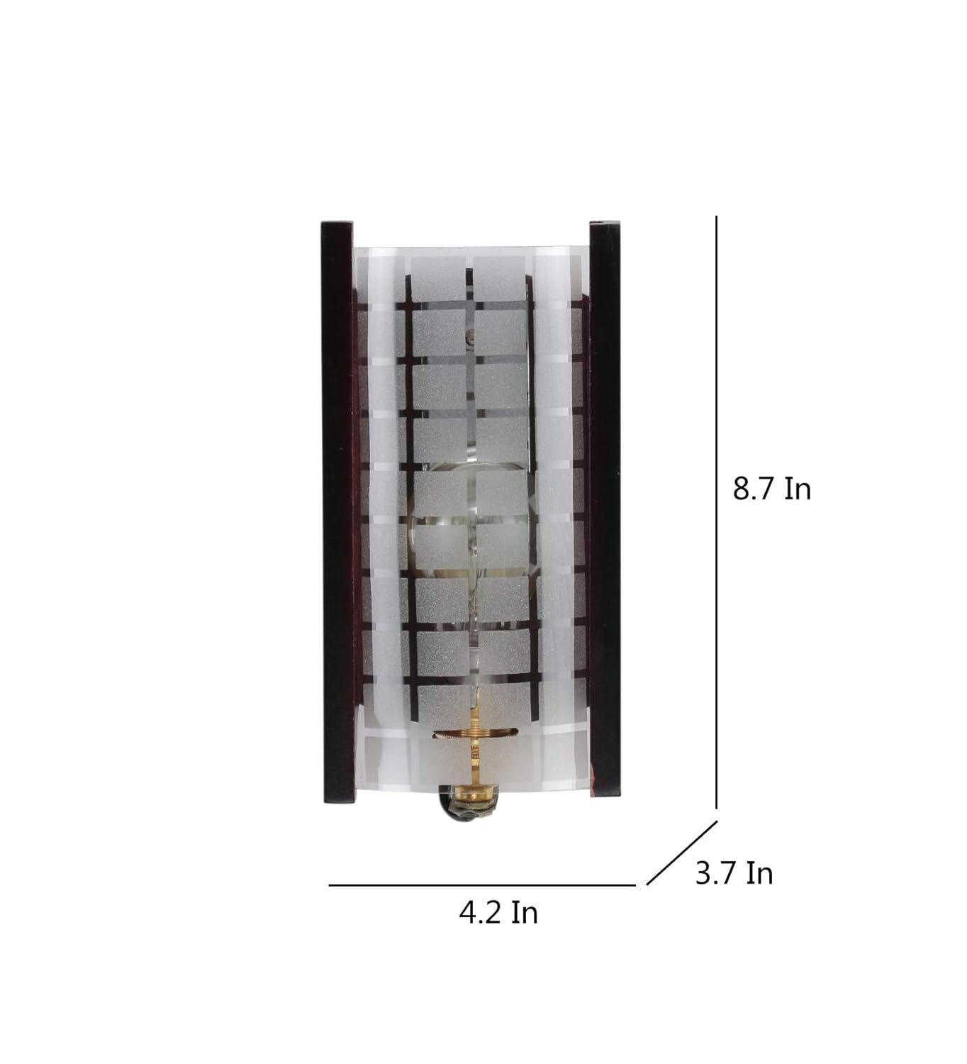 MDF & Glass Wall Mounted Light for Living Room/Drawing Room/Office/Bedroom/Decoration/Lobby/Dining Room/Passage/Hall Way/Gift