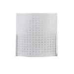 Off White Steel & Glass Wall Mounted Light for Living Room/Drawing Room/Office/Bedroom/Decoration/Lobby/Dining Room/Passage/Hall Way/Gift