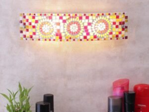 Mosaic Multicolor Glass Bathroom Light for wash Basin & Mirror