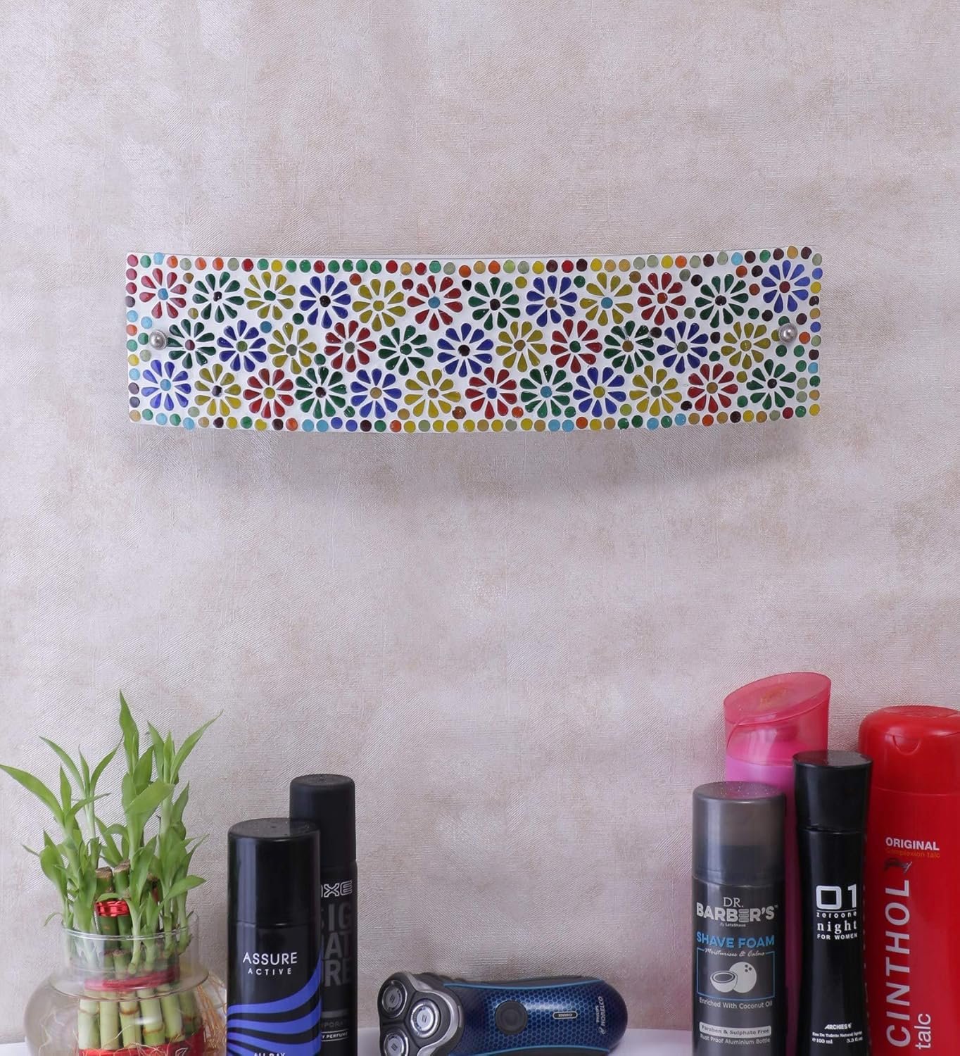 Mosaic Multicolor Glass Bathroom Light for wash Basin & Mirror