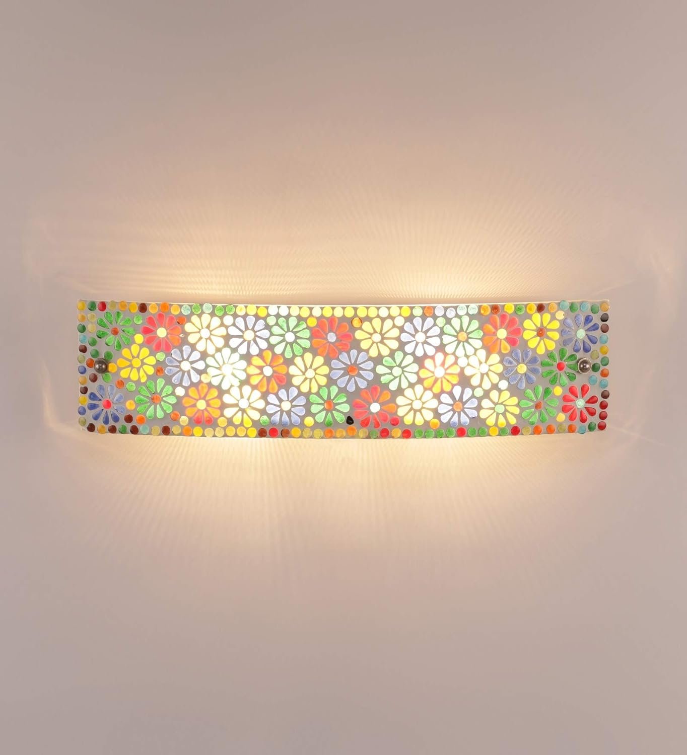 Mosaic Multicolor Glass Bathroom Light for wash Basin & Mirror