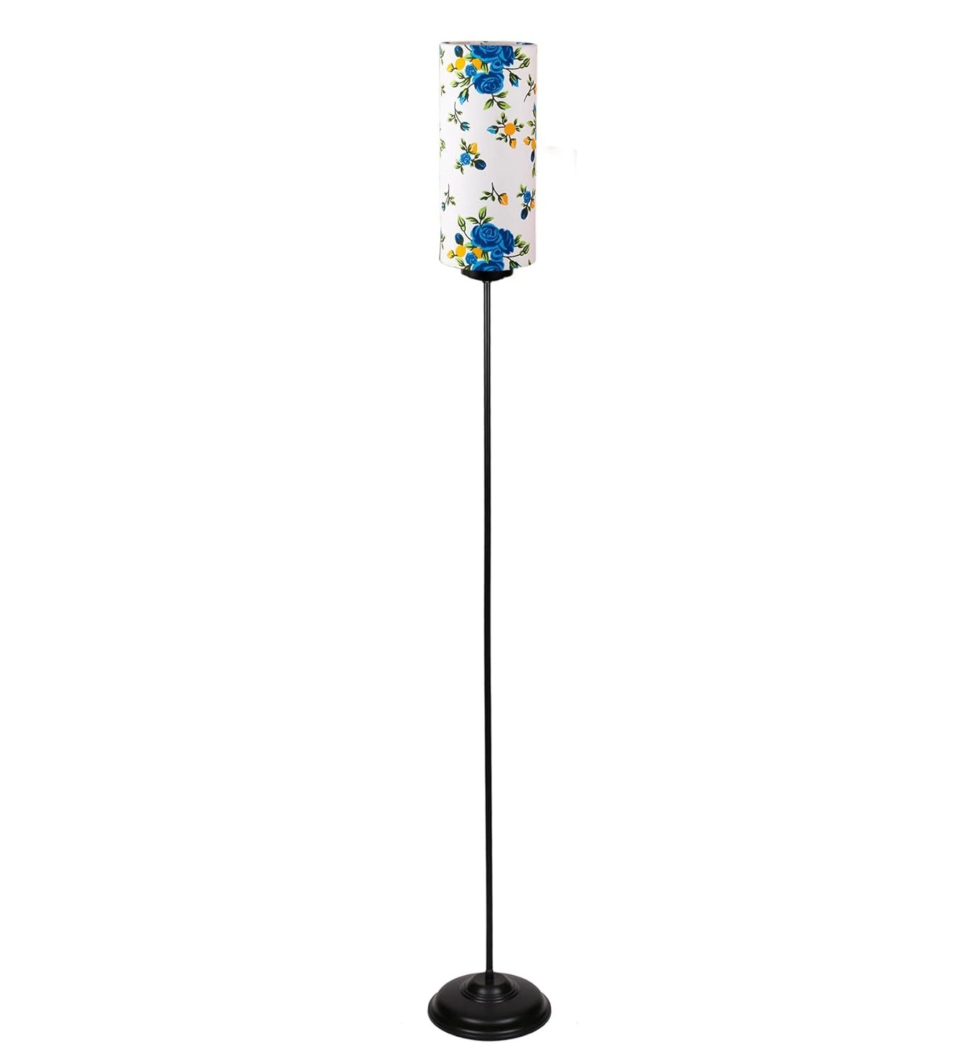 Thin Multi Cotton Shade with Iron Floor lamp (BK14)