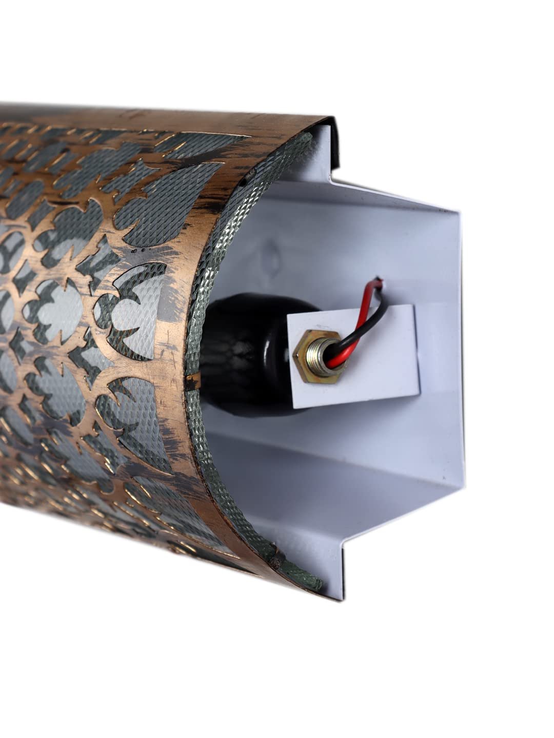 Antique Gold Finish & Glass Bath Light for Wash Basin & Mirror (Golden),BL101