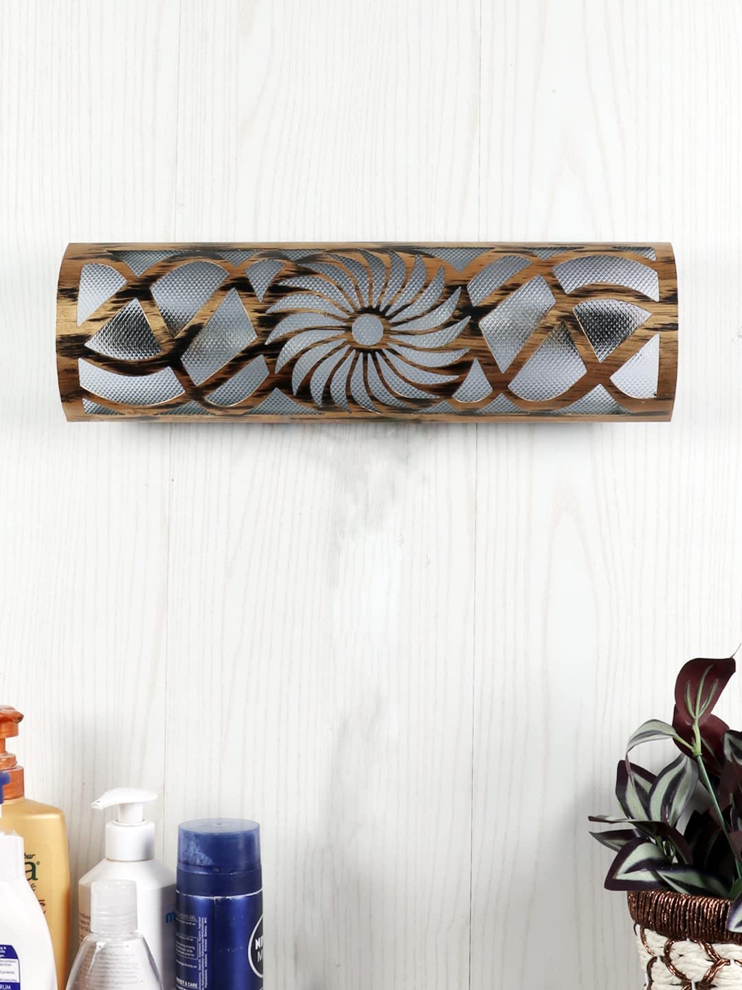 Antique Gold Finish & Glass Bath Light for Wash Basin & Mirror (Golden),BL102