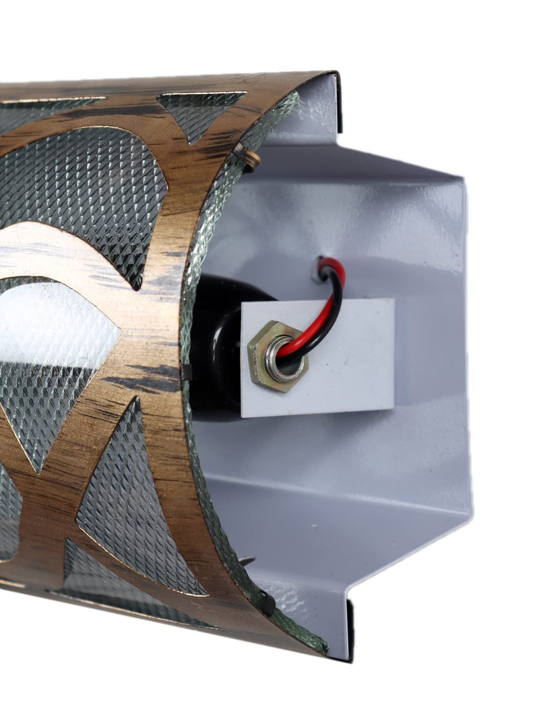 Antique Gold Finish & Glass Bath Light for Wash Basin & Mirror (Golden),BL102