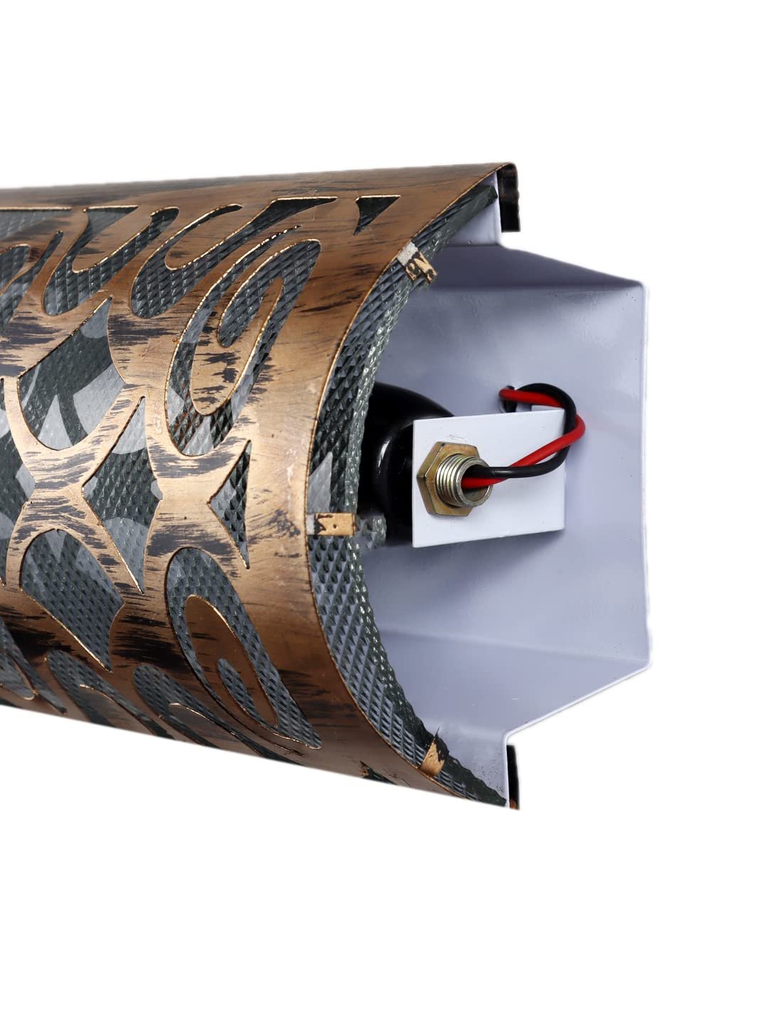 Antique Gold Finish & Glass Bath Light for Wash Basin & Mirror (Golden),BL103