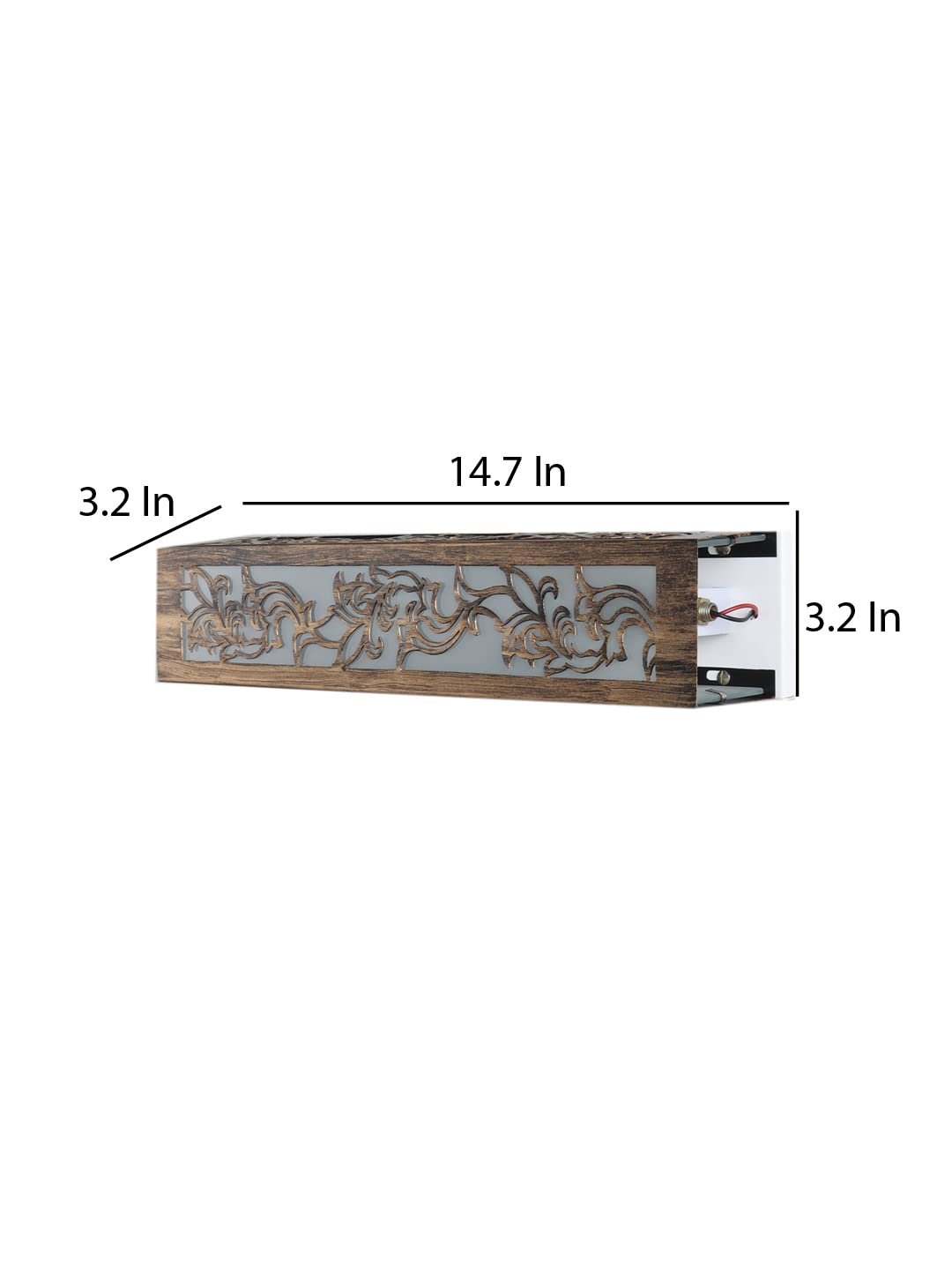 Antique Gold Finish & Glass Bath Light for Wash Basin & Mirror (Golden),BL106