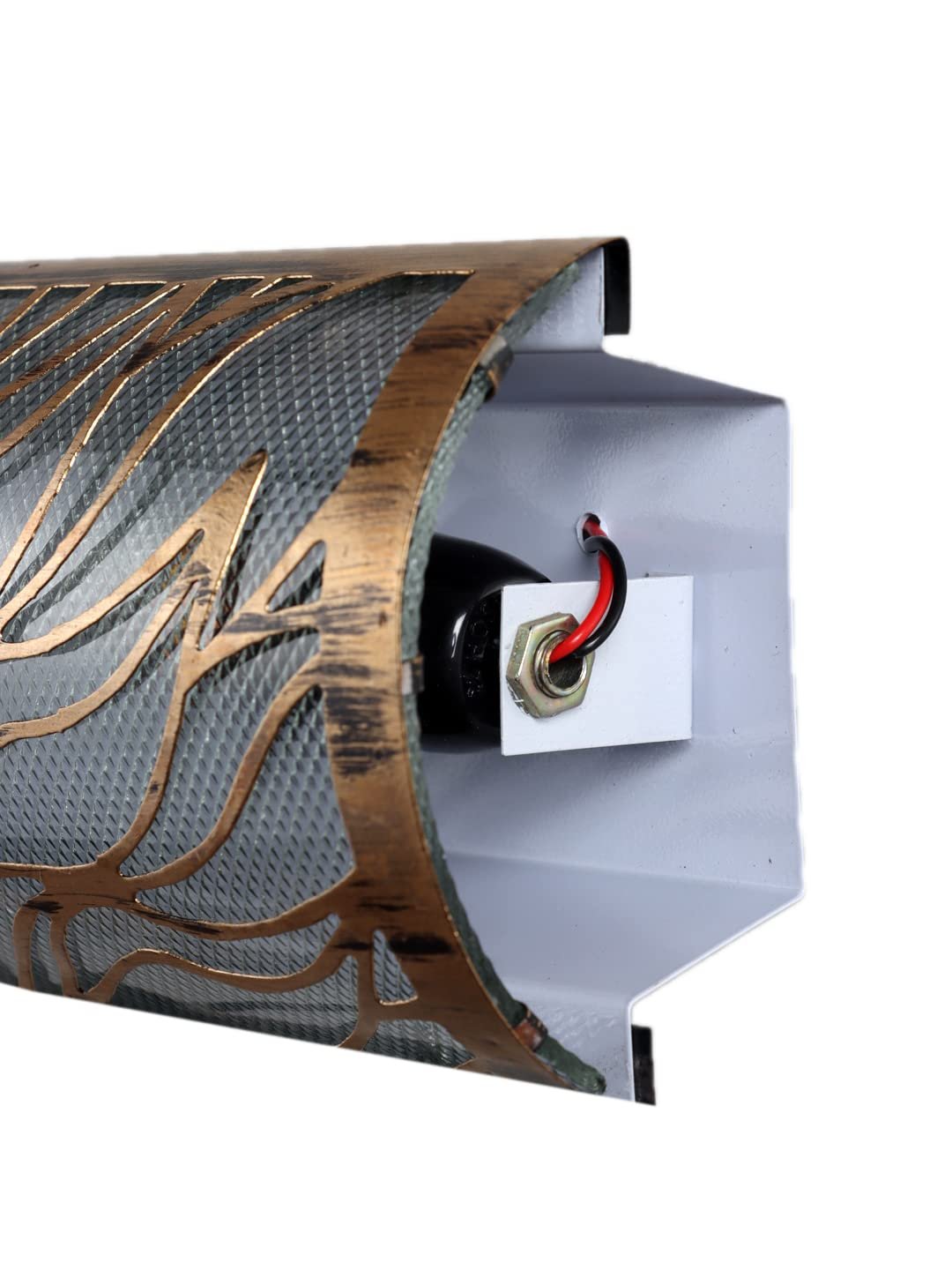 Antique Gold Finish & Glass Bath Light for Wash Basin & Mirror (Golden),BL107