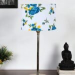 Multicolor Cotton with Metal Gold Table Lamp(0)
