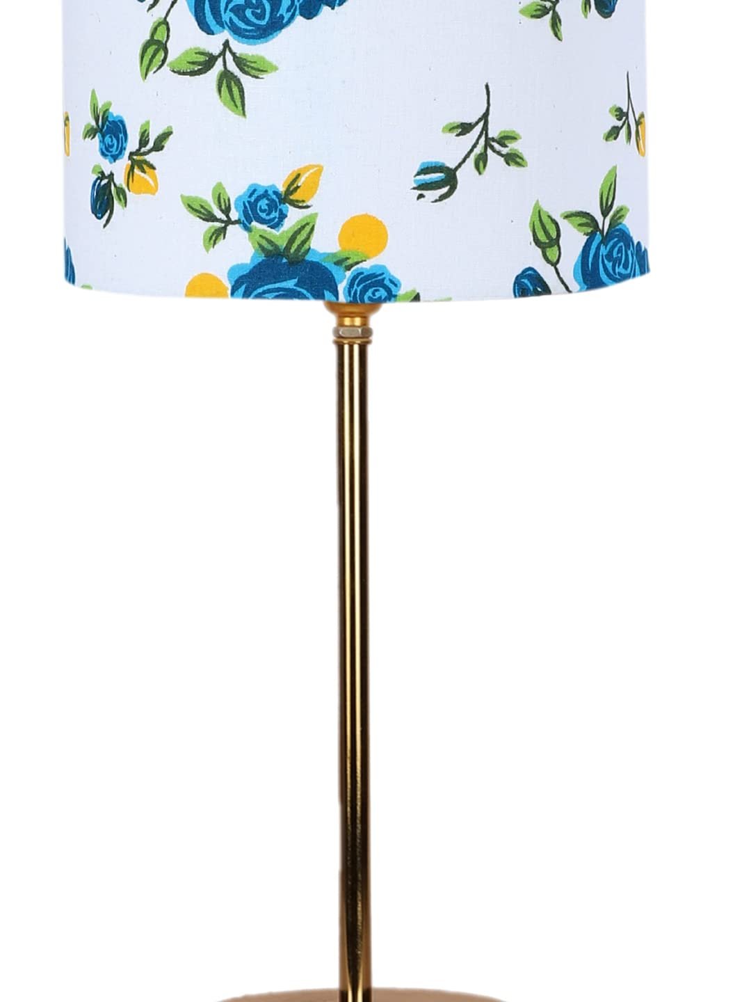 Multicolor Cotton with Metal Gold Table Lamp(0)
