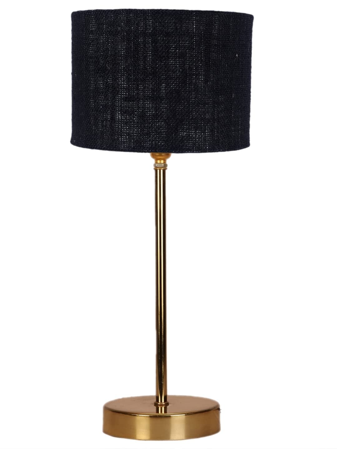 Black Jute with Metal Gold Table Lamp(x)