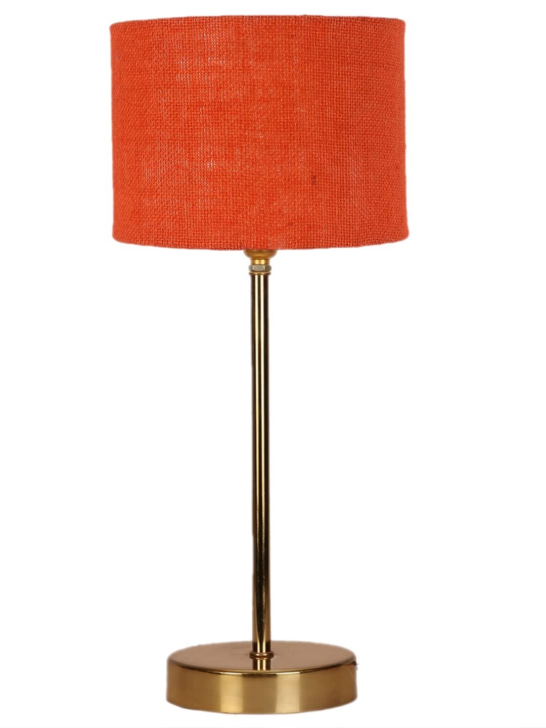 Orange Jute with Metal Gold Table Lamp(y)