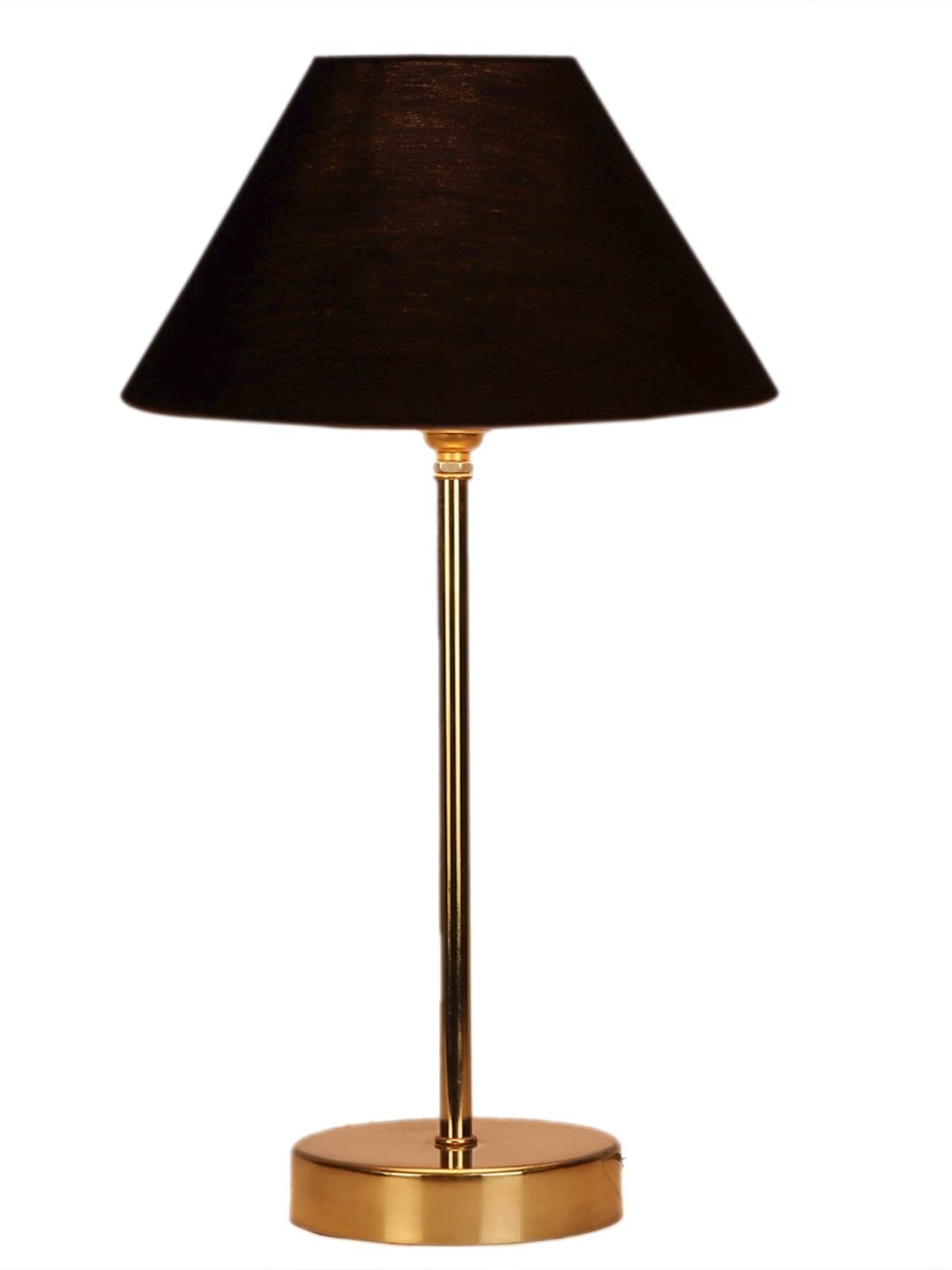Black Cotton with Metal Gold Table Lamp(AE)