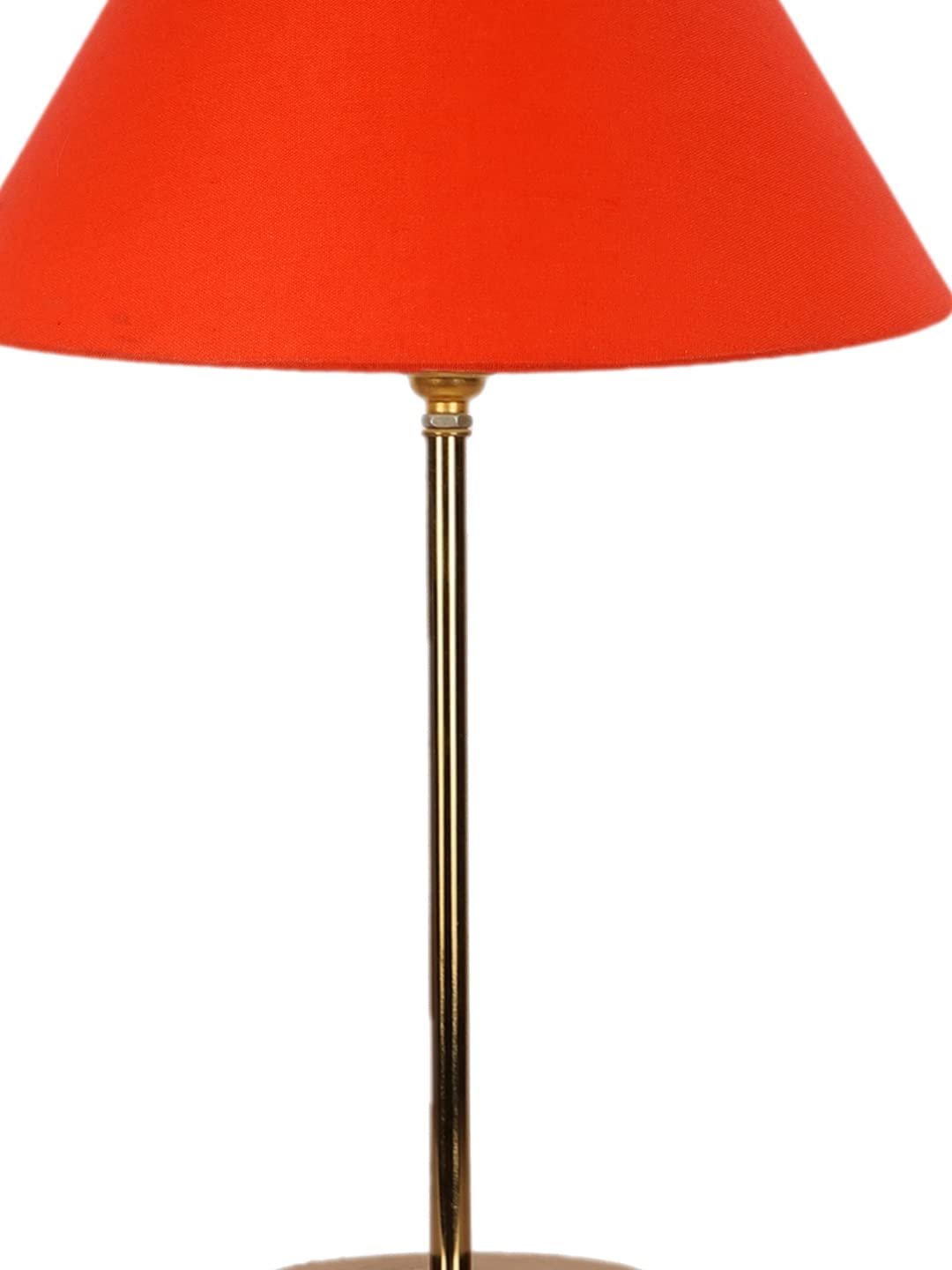 Orange Cotton with Metal Gold Table Lamp(AG
