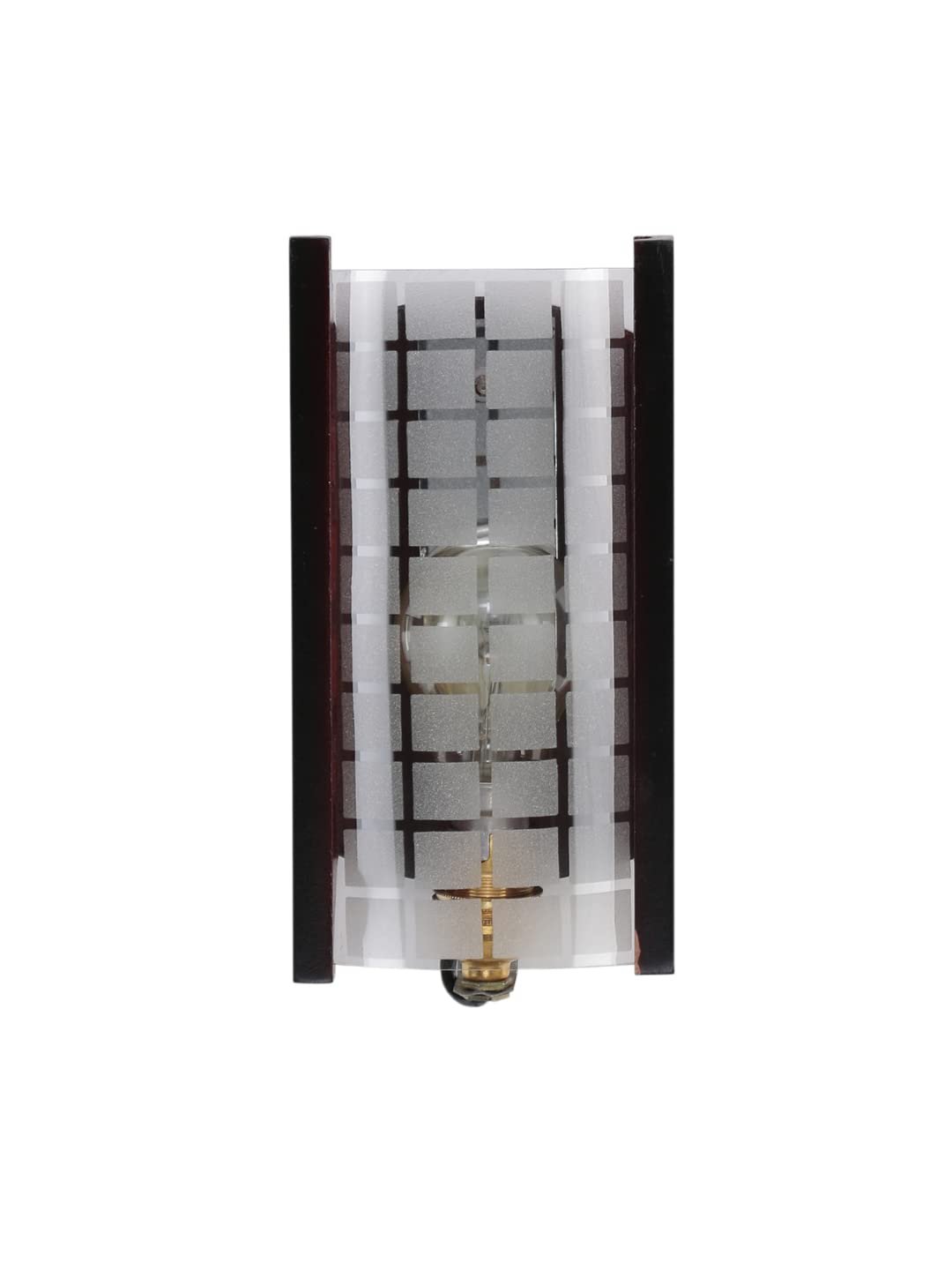 Engineered Wood Glass Wall Mounted lamp (MW09)