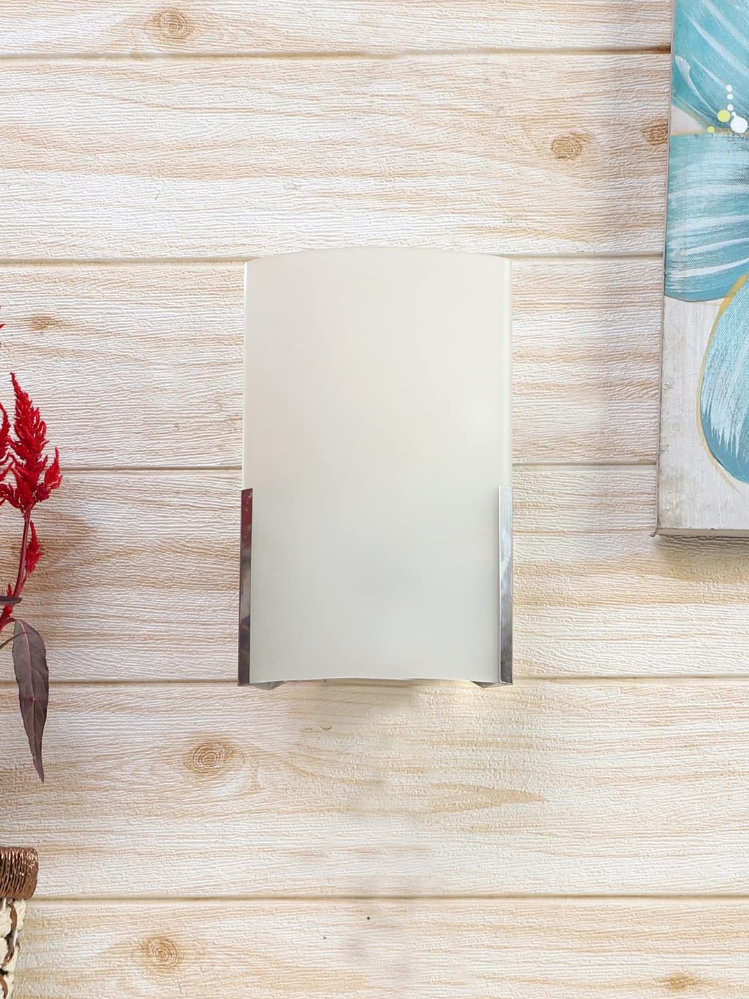 Single Milky Glass Wall Mounted lamp (T01)