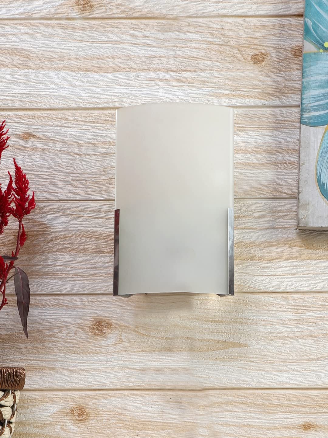 Single Milky Glass Wall Mounted lamp (T01)