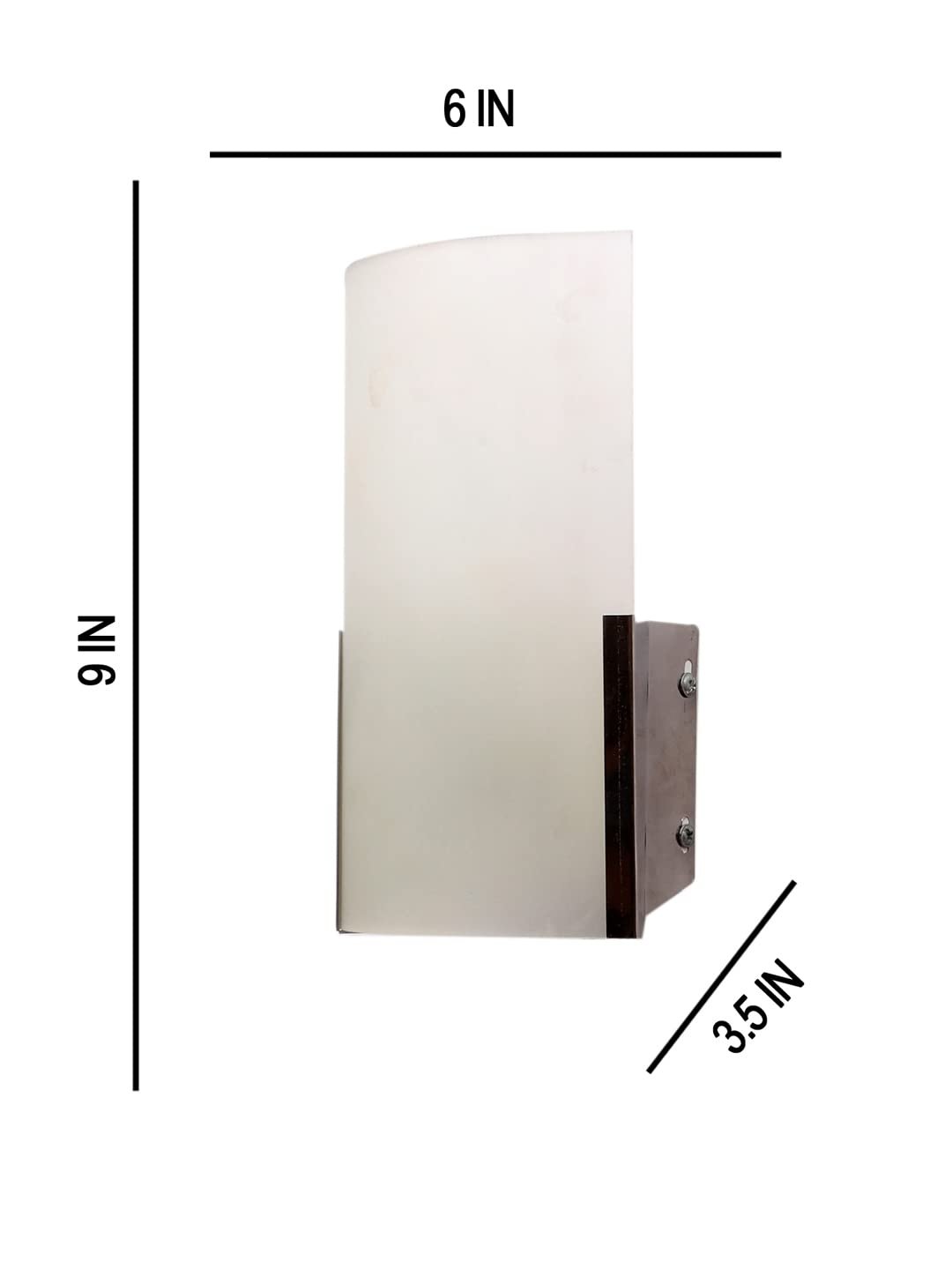 Single Milky Glass Wall Mounted lamp (T01)