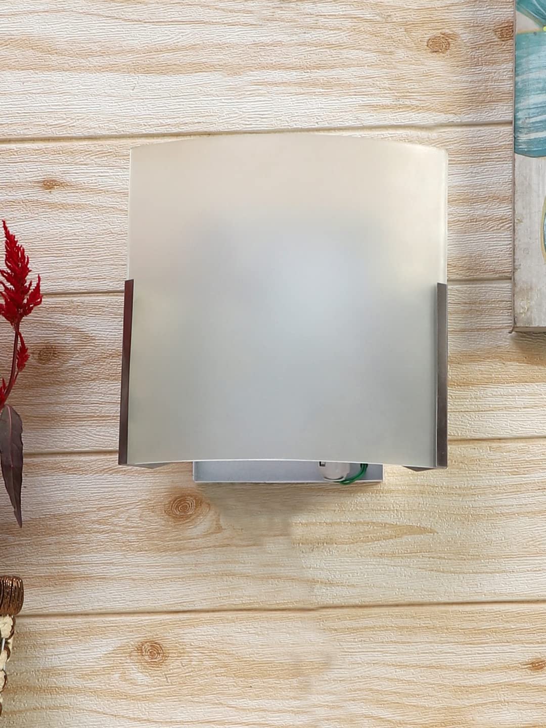 Dual Milky Glass Wall Mounted lamp (T02)