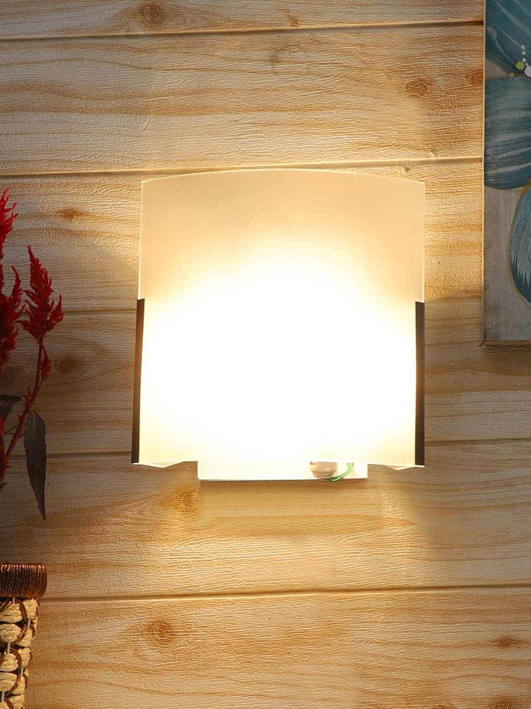 Dual Milky Glass Wall Mounted lamp (T02)