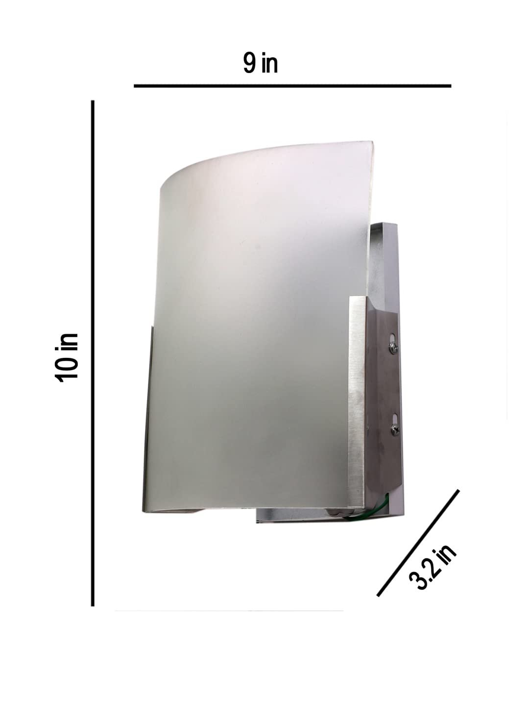 Dual Milky Glass Wall Mounted lamp (T02)