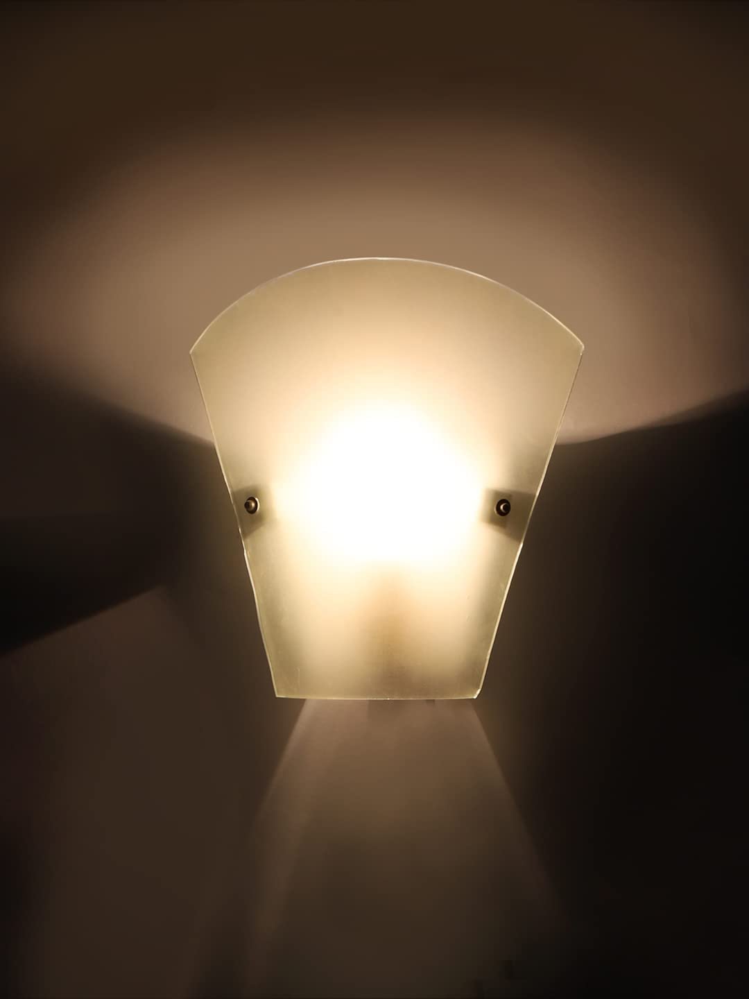 V Shape Milky Glass Wall Mounted lamp (T03)