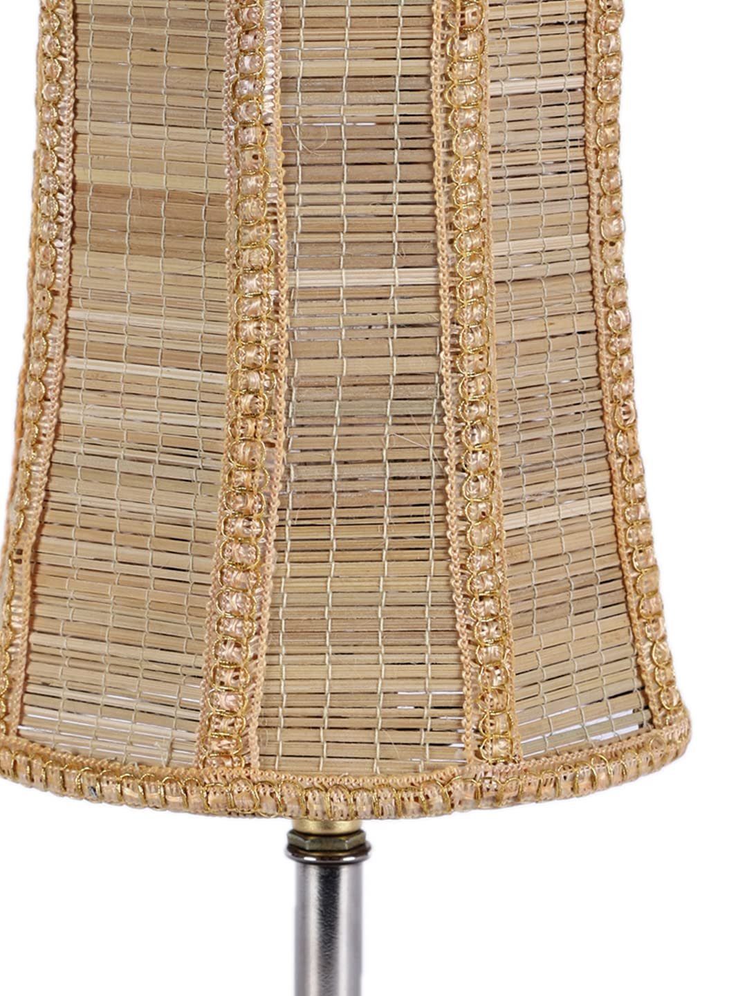 Wood Table lamp with Bamboo Shade(39)