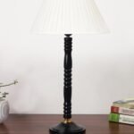 Multicolor Table Lamp | Artistic Mosaic Glass with Sturdy Wood Base | Decorative Ambient Light for Home D�cor | Perfect Blend of Modern & Traditional Style – Model DBH21