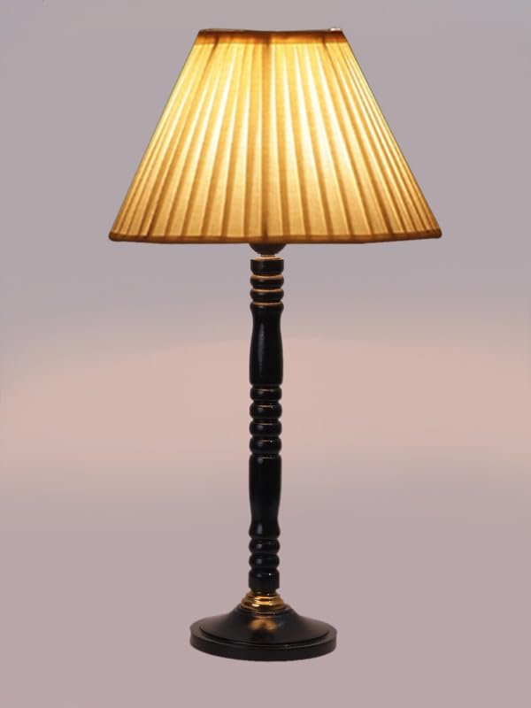 Multicolor Table Lamp | Artistic Mosaic Glass with Sturdy Wood Base | Decorative Ambient Light for Home D�cor | Perfect Blend of Modern & Traditional Style - Model DBH21