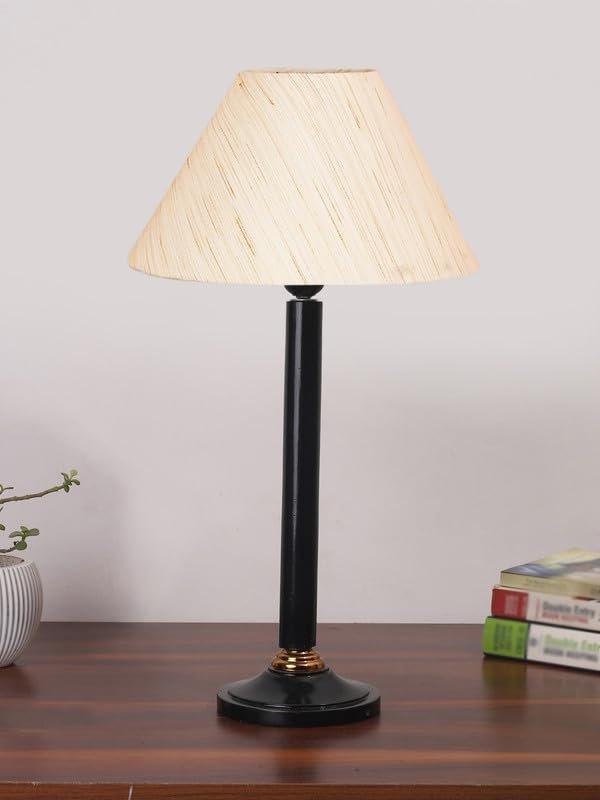 Multicolor Table Lamp | Artistic Mosaic Glass with Sturdy Wood Base | Decorative Ambient Light for Home D�cor | Perfect Blend of Modern & Traditional Style - Model DBH25