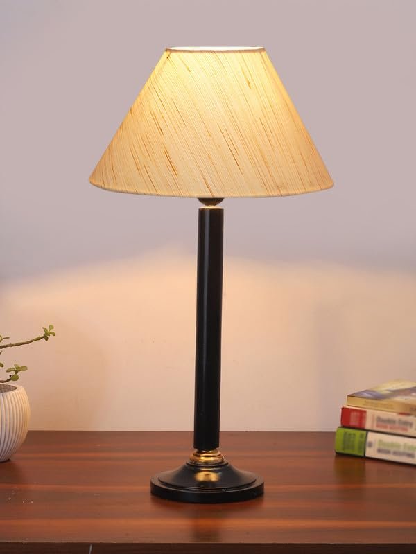 Multicolor Table Lamp | Artistic Mosaic Glass with Sturdy Wood Base | Decorative Ambient Light for Home D�cor | Perfect Blend of Modern & Traditional Style - Model DBH25