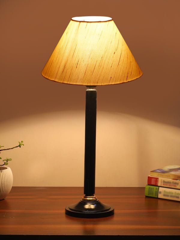 Multicolor Table Lamp | Artistic Mosaic Glass with Sturdy Wood Base | Decorative Ambient Light for Home D�cor | Perfect Blend of Modern & Traditional Style - Model DBH25