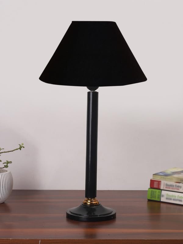 Multicolor Table Lamp | Artistic Mosaic Glass with Sturdy Wood Base | Decorative Ambient Light for Home D�cor | Perfect Blend of Modern & Traditional Style - Model DBH26