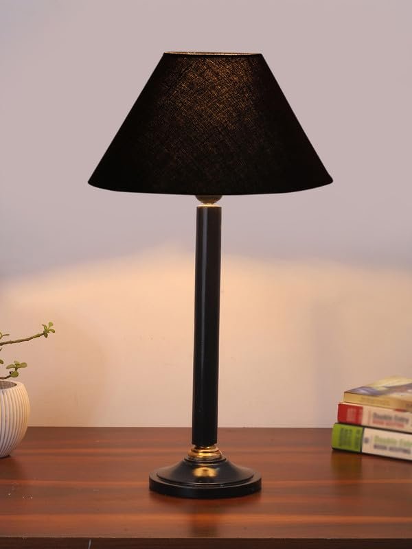 Multicolor Table Lamp | Artistic Mosaic Glass with Sturdy Wood Base | Decorative Ambient Light for Home D�cor | Perfect Blend of Modern & Traditional Style - Model DBH26